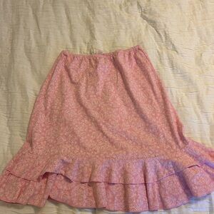 Fresh Produce Vintage Pink Paisley Skirt